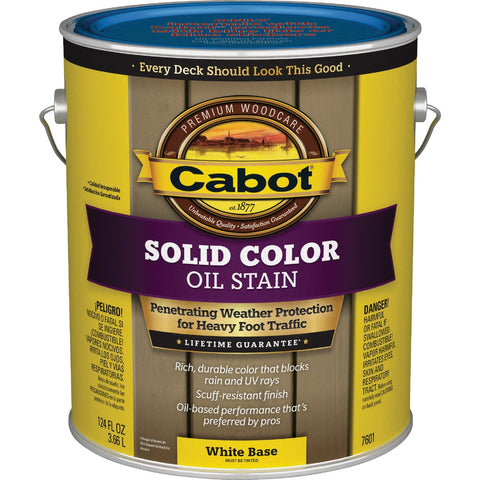 Cabot VOC Solid Color Oil Stain; Mfg #140.0007601.007