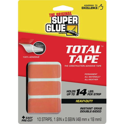 Super Glue Total Tape Mounting Strips; Mfg #11710507