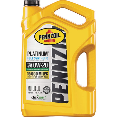 Pennzoil Platinum Full Synthetic PurePlus Motor Oil; Mfg #550046127
