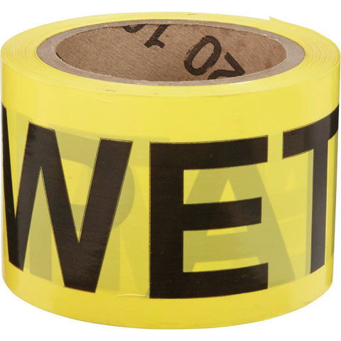 Irwin Wet Paint Caution Tape; Mfg #66222