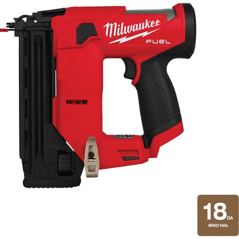 Milwaukee M12 FUEL Brushless Compact Cordless Brad Nailer - Tool Only; Mfg #2541-20