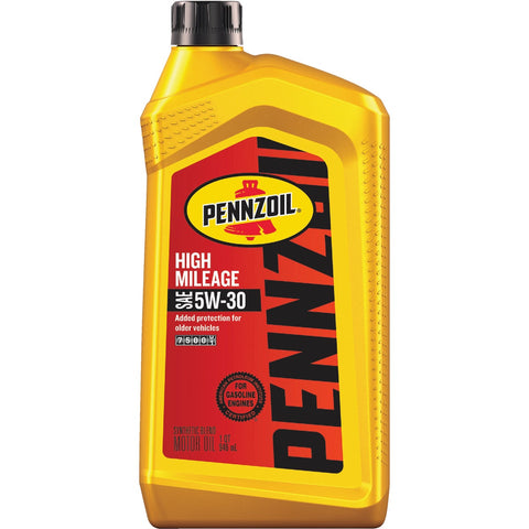 Pennzoil High Mileage Motor Oil; Mfg #550022838