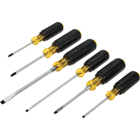 Stanley 6-Piece Vinyl Grip Screwdriver Set; Mfg #66-565
