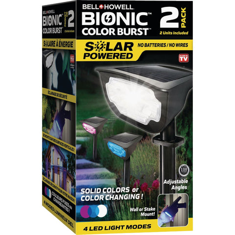 Bell+Howell Bionic ColorBurst Solar Path Light; Mfg #8208