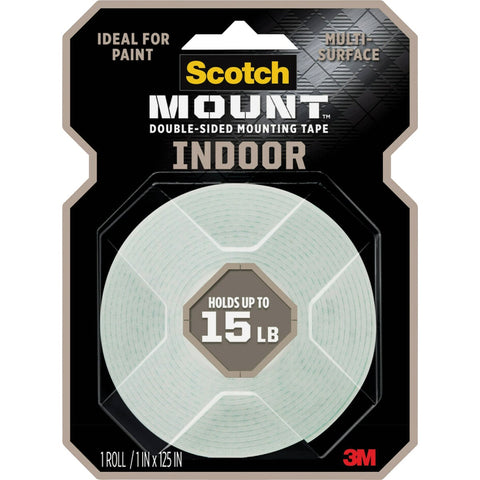 Scotch Mount Indoor Double-Sided Mounting Tape; Mfg #314H-MED
