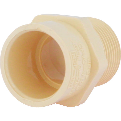 Charlotte Pipe Male Thread to CPVC Adapter; Mfg #CTS 02109  0800HA