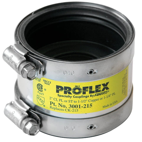 Proflex PVC Shielded Coupling to Copper; Mfg #P3001-215