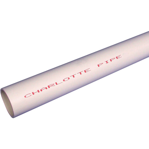 Charlotte Pipe 5 Ft. Schedule 40 Cold Water PVC Pressure Pipe; Mfg #PVC 04007  1000HC