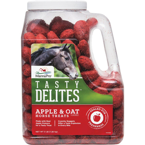 Manna Pro Tasty Delites Apple Horse Treat; Mfg #1030404