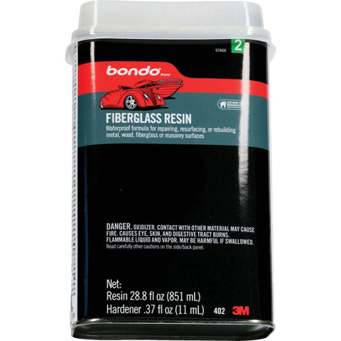 Bondo All-Purpose Fiberglass Resin; Mfg #402