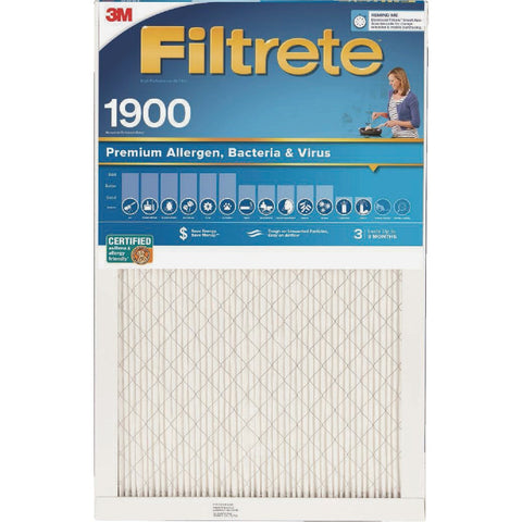Filtrete Premium Allergen, Bacteria & Virus Furnace Filter; Mfg #UA03-4