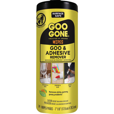Goo Gone Tough Task Multi-Purpose Wipes; Mfg #2000