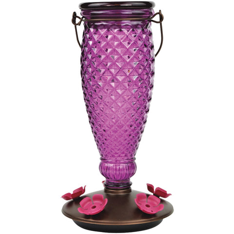 Perky-Pet Diamond Wine Hummingbird Feeder; Mfg #9102-2