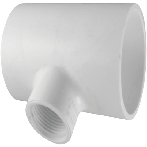 Charlotte Pipe Schedule 40 Pressure Solvent X Threaded Tee; Mfg #PVC 02401  3300HA