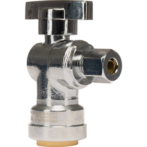 QuickFitting Quick Connect Angle Valve; Mfg #LF944AR