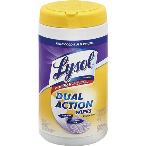 Lysol Dual Action Disinfectant Wipe; Mfg #1920081700