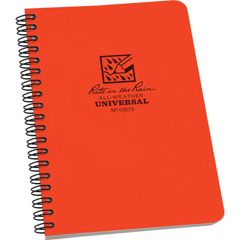 Rite in the Rain All-Weather Side-Spiral Notebook; Mfg #OR73