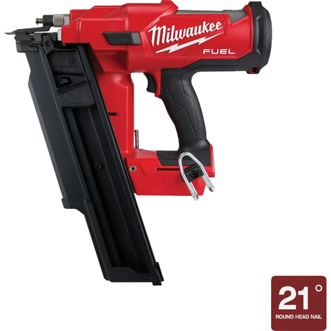 Milwaukee M18 FUEL Lithium-Ion Brushless 21 Degree Framing Nailer - Tool Only; Mfg #2744-20