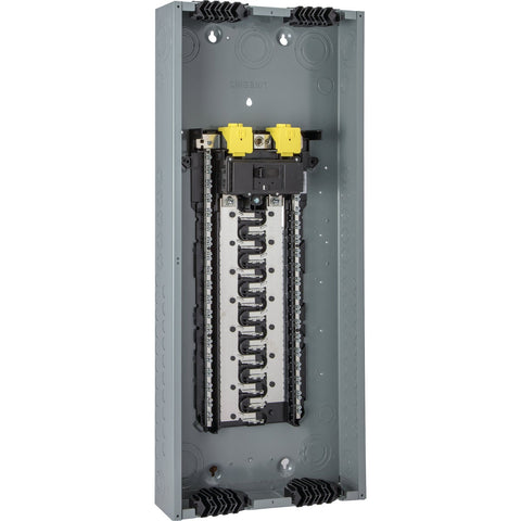 Square D Homeline Qwik-Grip 200A Main Breaker Plug-On Neutral Load Center; Mfg #HOM4080M200PQCVP
