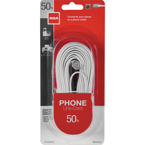 RCA Phone Line Cord; Mfg #TP443WHR