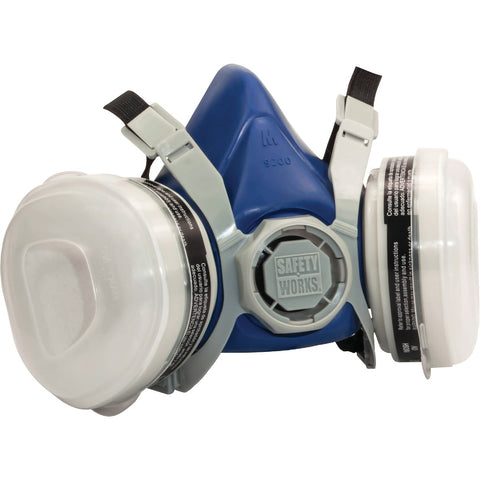 Safety Works Paint and Pesticide Respirator; Mfg #SWX00318-01