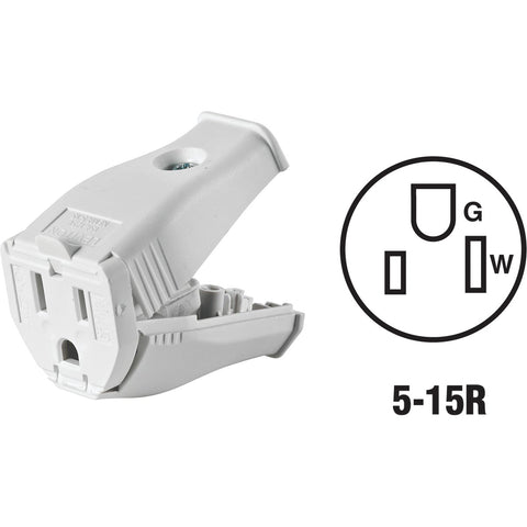 Leviton Clamp Tight Cord Connector; Mfg #002-3W102-0WH