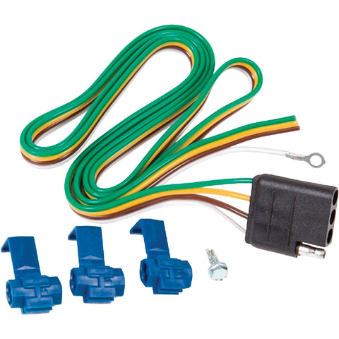 Hopkins 4-Flat Vehicle Side Connector; Mfg #48025