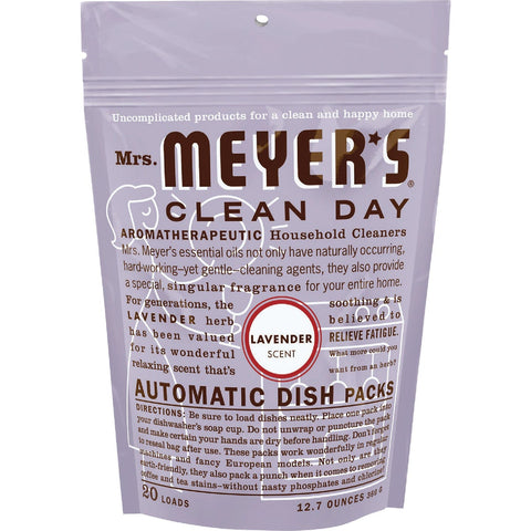 Mrs. Meyer's Clean Day Dishwasher Detergent Soap Packs; Mfg #14164