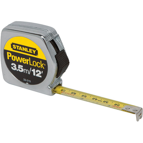 Stanley PowerLock Metric/SAE Tape Measure; Mfg #33-215