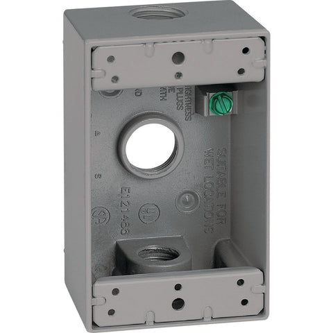 Southwire Aluminum Outdoor Outlet Box; Mfg #WB1350-UPC