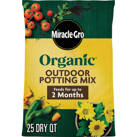 Miracle-Gro Organic Outdoor Potting Soil; Mfg #71281430