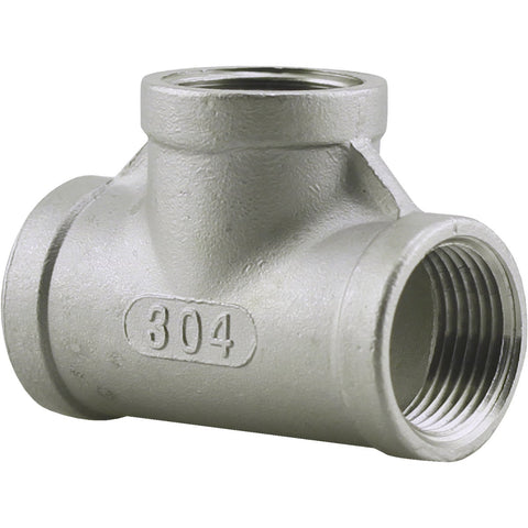PLUMB-EEZE Stainless Steel Tee; Mfg #U2-SST-05