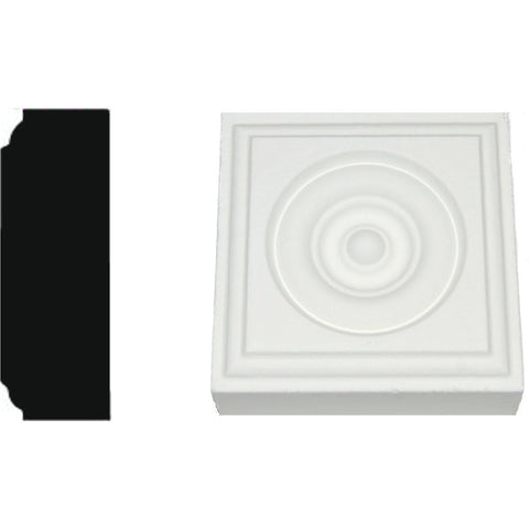 House of Fara MDF Rosette; Mfg #R90MDF