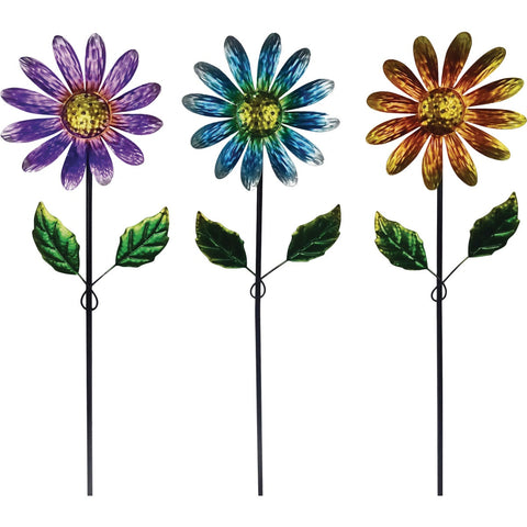 Alpine Daisy Stake Lawn Ornament; Mfg #LJJ1218A
