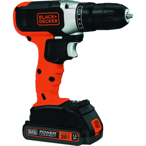 Black & Decker 20V MAX 3/8 In. Cordless Drill Kit; Mfg #BCD702C1