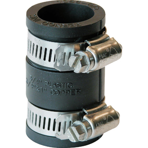 Fernco 3/4 In. PVC Coupling; Mfg #P1056-075