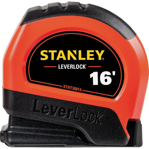 Stanley LeverLock Tape Measure; Mfg #STHT30814S