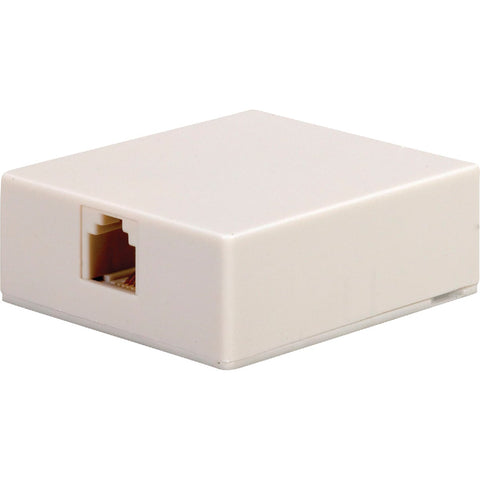 RCA Surface Mount Telephone Jack; Mfg #TP265WHR