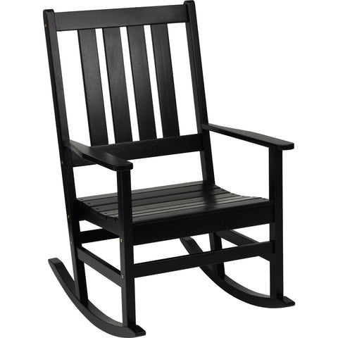 Outdoor Expressions HDPE Patio Rocking Chair; Mfg #EY8003BK