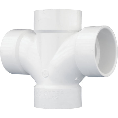 Charlotte Pipe Double Sanitary Tee; Mfg #PVC 00428  1000HA