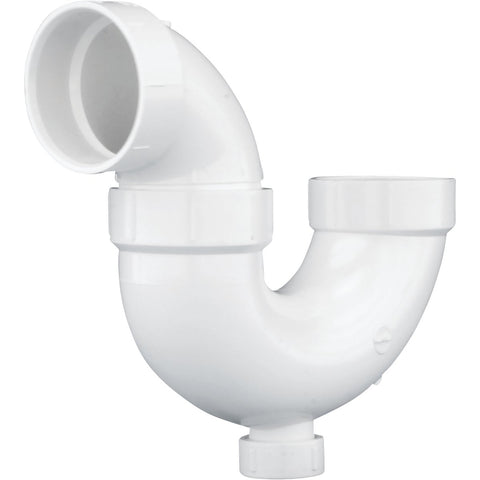 Charlotte Pipe Adjustable P-Trap with Cleanout; Mfg #PVC 00707X 0800HA
