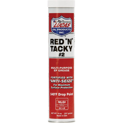 Lucas Oil Red 'N' Tacky Lithium Grease; Mfg #LUCA10005