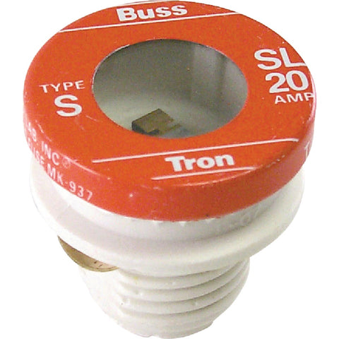 Bussmann SL Plug Fuse; Mfg #SL-20PK4