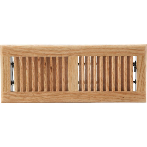 Home Impressions Contemporary Oak Floor Register; Mfg #WF0412L0