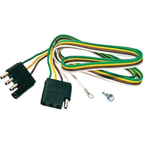Hopkins 4-Flat Loop with Ground Eyelet Vehicle/Trailer Connector Set; Mfg #47105