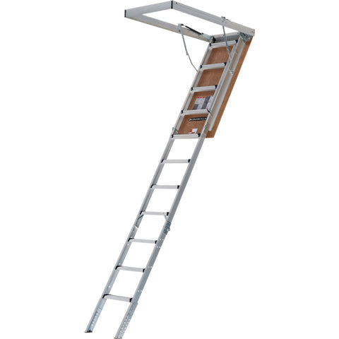 Louisville Ladder Energy Fire Treated Door Aluminum Attic Stairs; Mfg #AL3040MG-R5FT
