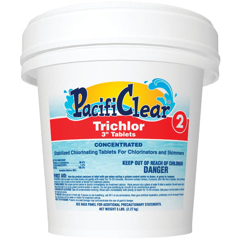 PacifiClear 3 In. Trichlor Chlorine Tablet; Mfg #F008005040PC