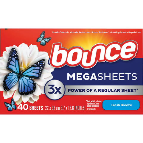 Bounce MegaSheets Dryer Sheets; Mfg #3700090704