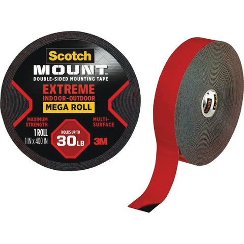 Scotch Mount Extreme Double-Sided Mounting Tape; Mfg #414H-LONG-DC