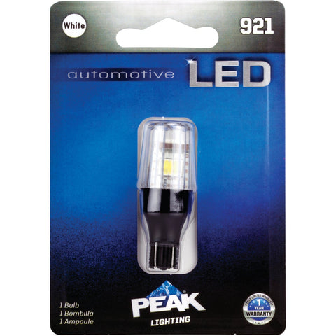 PEAK LED Mini Automotive Bulb; Mfg #921LED-BPP